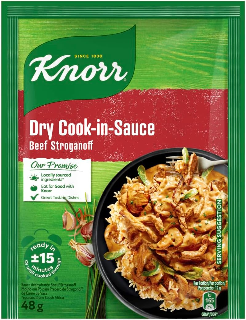 Knorr Beef Stroganoff Dry Cook in Sauce 48 G (Pack of 2) image number 1