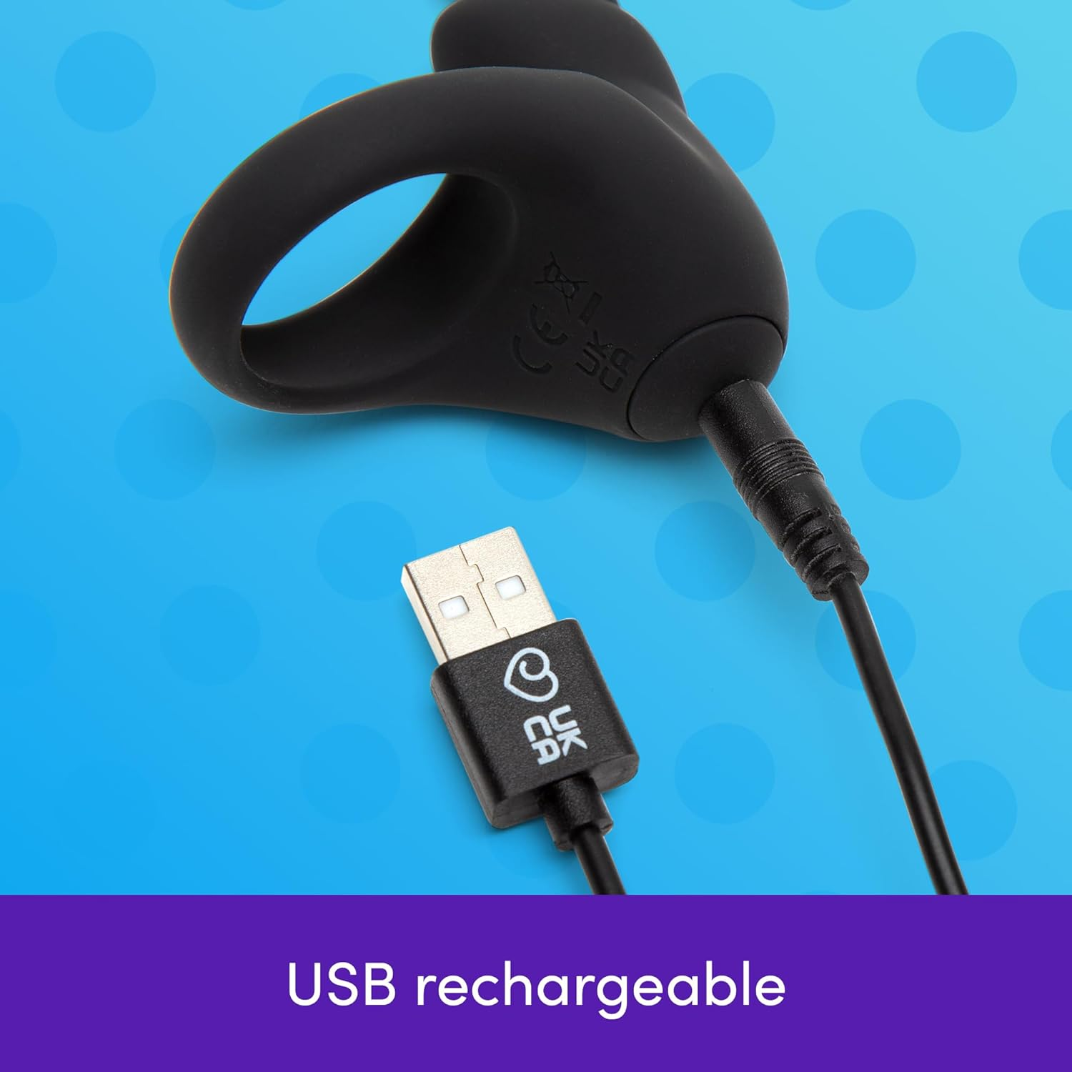 Lovehoney Vibrating Cock Ring for Men | Silicone Stretchy Penis Ring Sex Toys for Couples | 12 Modes Rabbit Clitoral Stimulator | Waterproof & Rechargeable Male Adult Toy Erection Pleasure Enhancer image number 5