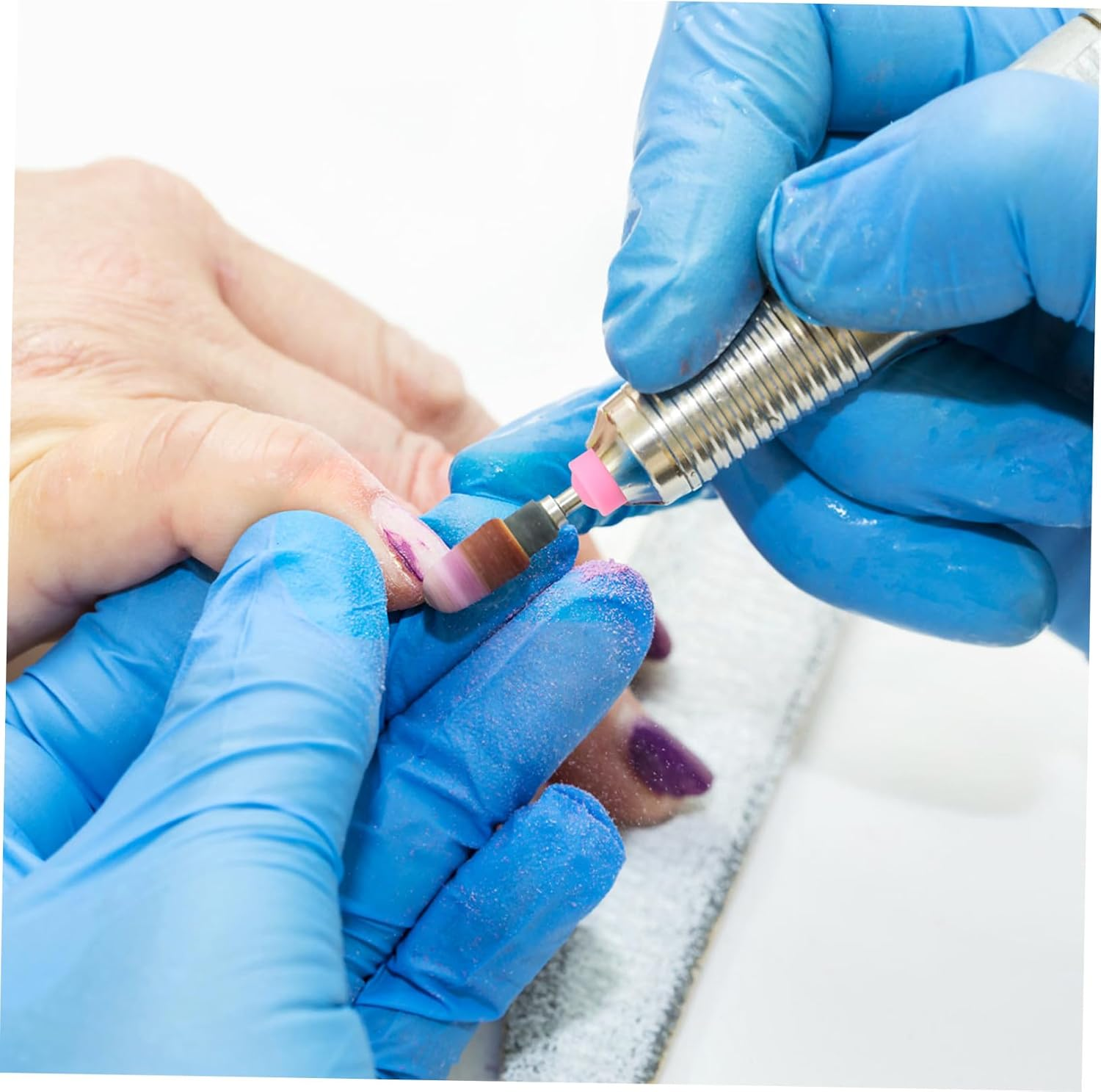 DECORNIJIA 10Pcs Nail Drill Bit Covers for Manicure Tools Protective Dust Caps for Nail Polishing Machine Heads Secure Fit Reusable image number 4