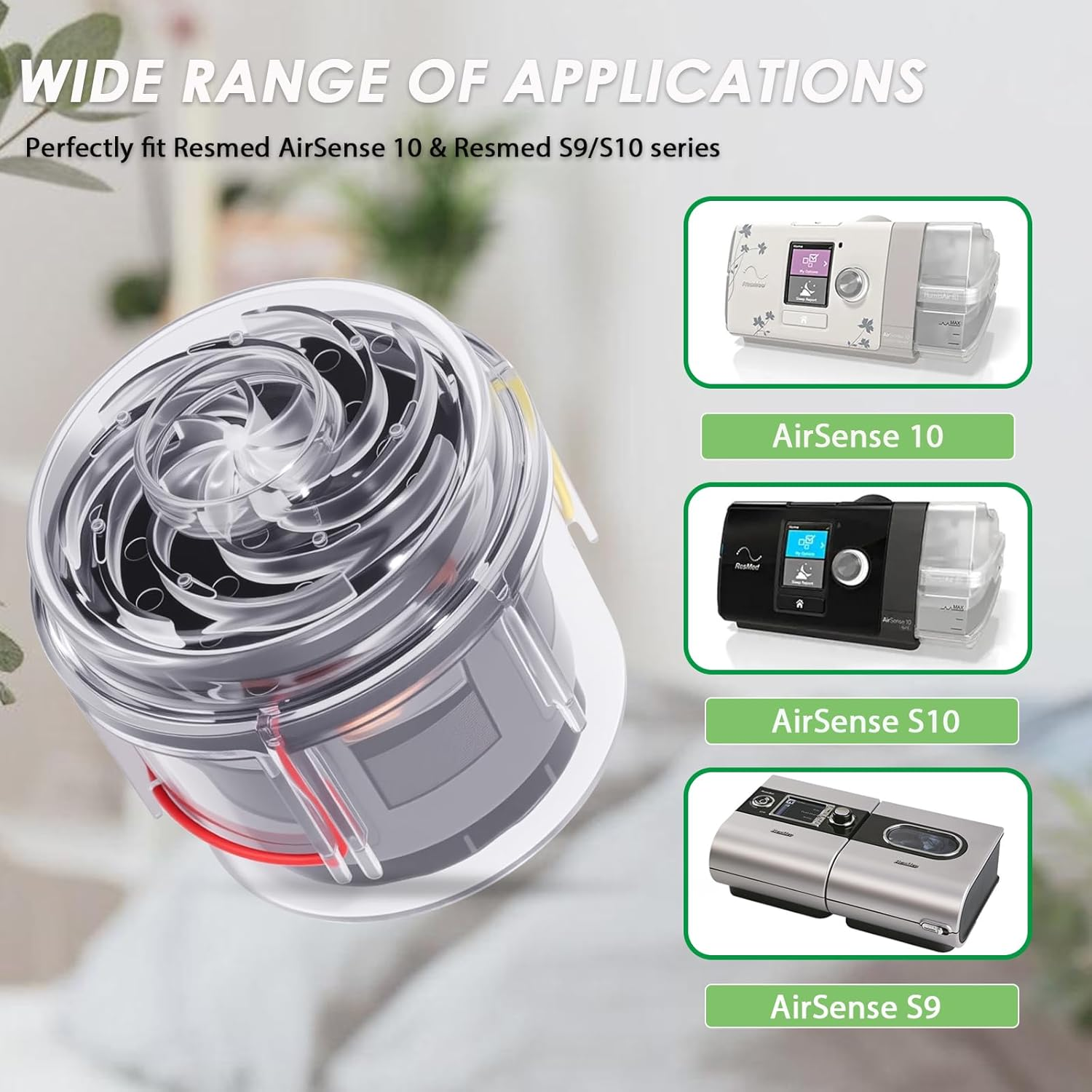 Motor Blower Motor Pump for Cpap-New Motor Replace Airsense 10/ S9 /S10 Parts, Airsense 10/ S9 /S10 Serious Motor Replacement Repair