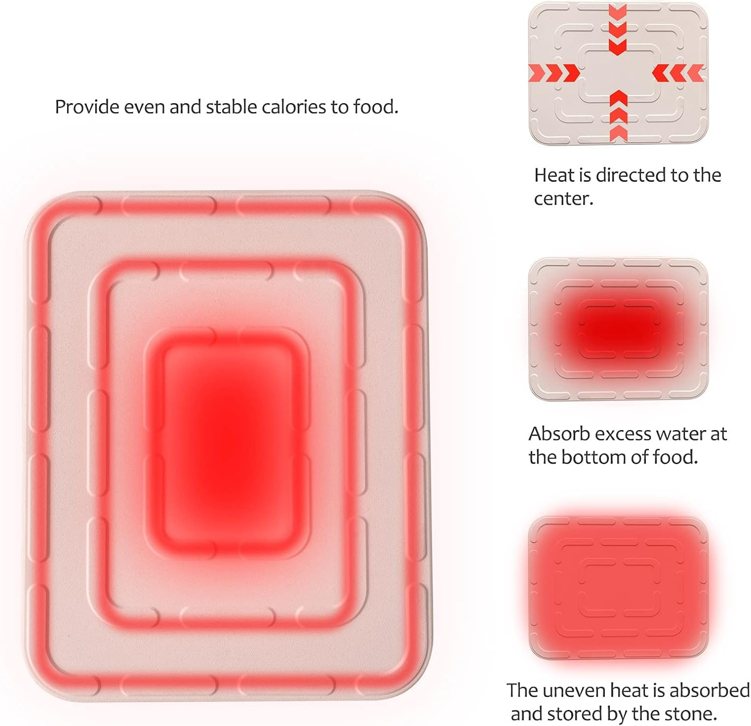 AILUROPODA 15 X 12" Rectangle Pizza Stone with Bamboo Pizza Peel, Cleaning Scraper and Recipe Cordierite Baking Stone for Oven and Grill Pizza Stone for Grill Thermal Shock Resistant - 15*12" Off White-High Temperature+Pizza Peel image number 3