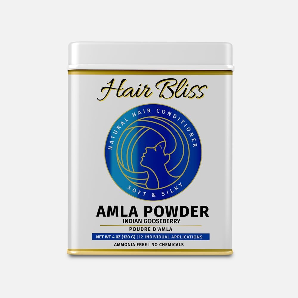 Hair Bliss- Natural Shikakai Acacia Herbal Hair & Skin Conditioning Powder- 12 Individual Sachets (10 Gm Each)- Reusable Brush & Tray Included- anti Frizz Shiny Hair & Smoother Skin by Pride of India