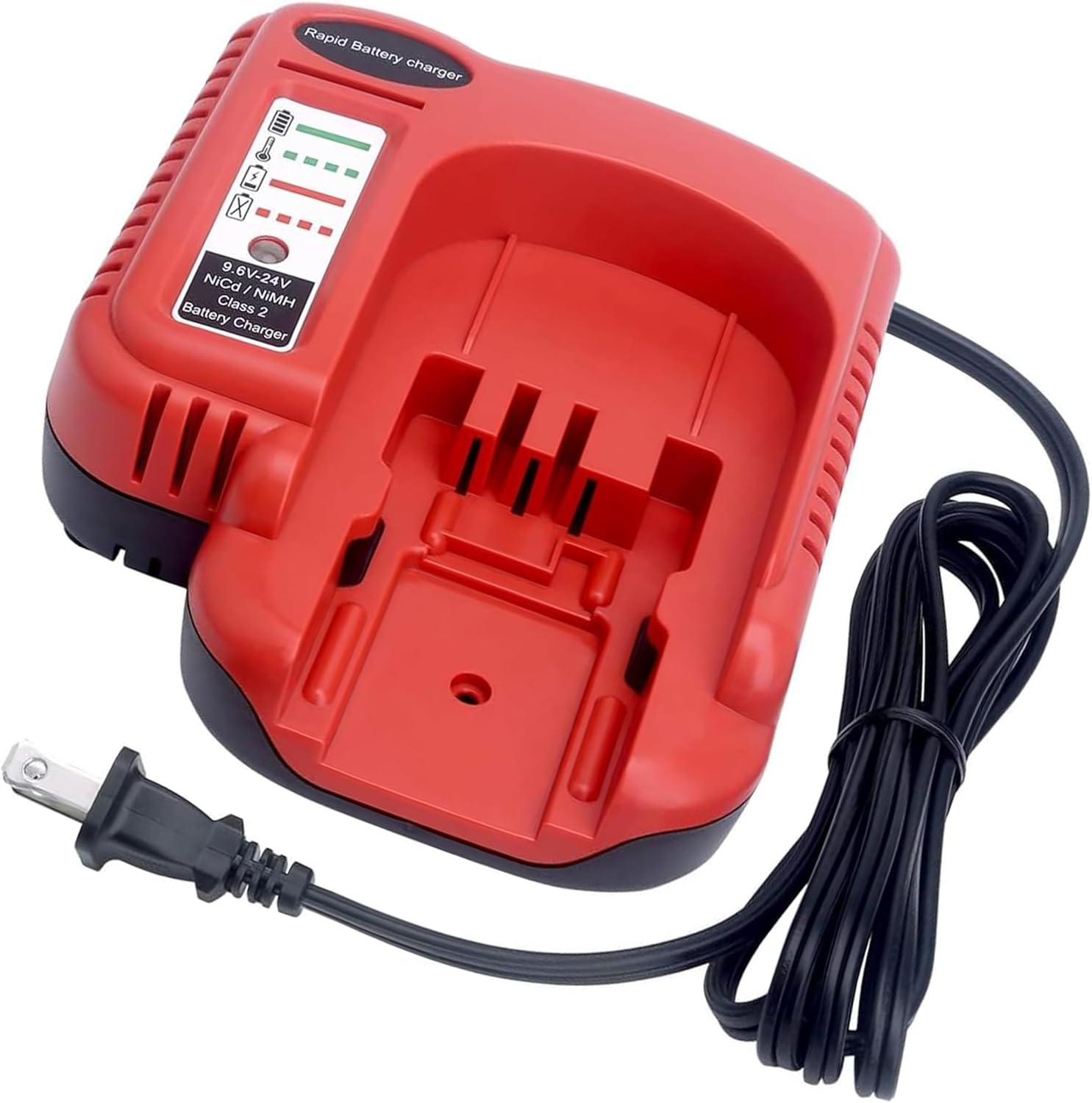 BDCCN24 Multi-Volt Battery Charger,Compatible with Black and Decker 18V 14.4V 12V 9.6V 24V Nicd Nimh Battery HPB18 HPB18-OPE HPB14 HPB12 HPB96 Hpb24,Ni-Mh-Ni-Cd Fast Charger image number 4