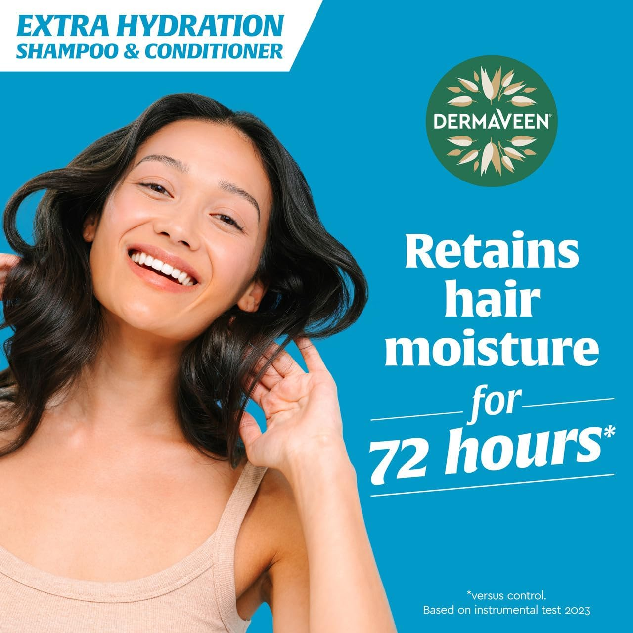 Dermaveen Hair + Scalp Extra Hydration Conditioner 500 Ml for Sensitive Scalps and Dry Hair | Soothes Sensitive Scalps and Hydrates Dry Hair, Boosted with Oatactiv+ (6 in 1 Skin Benefits) and Hyaluronic Acid image number 5