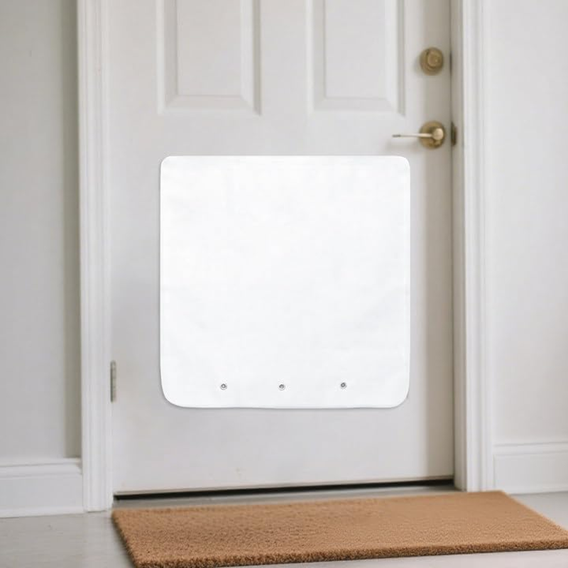 DOINEUFL 20 Inch Letter Box Catcher, Wall Mounted Waterproof Letterbox Cage & Letter Catcher for Post Boxes,Durable Letterboxes & Accessories, Post Catcher to Secure Letters & Parcels (White)