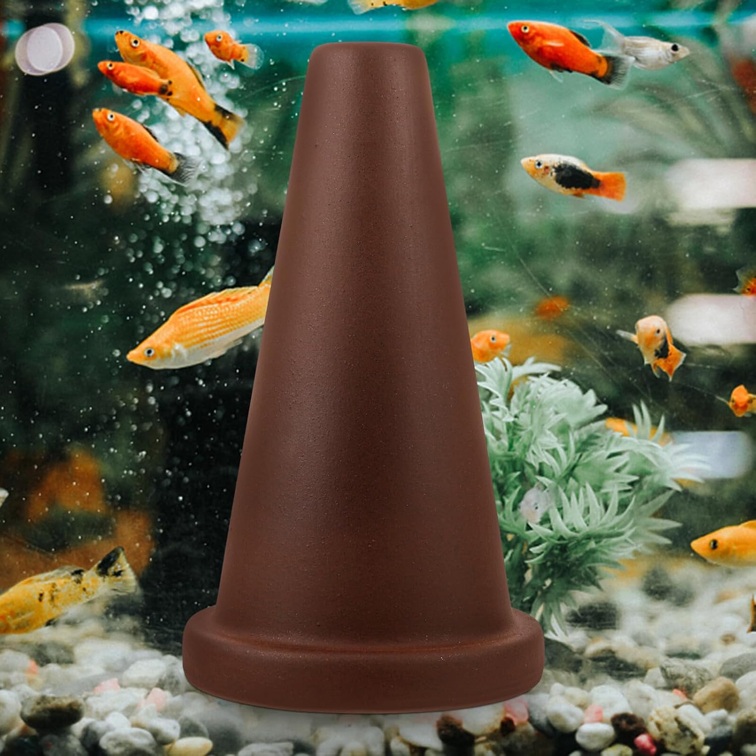 HINTRMENT Shrimp Breeding Cone Aquarium Spawning Bucket Fish Tank Cave for Angelfish and Ornamental Fish Hatching Spacious Design Suitable for Multiple Species Breeders and Aquatic Pets image number 4