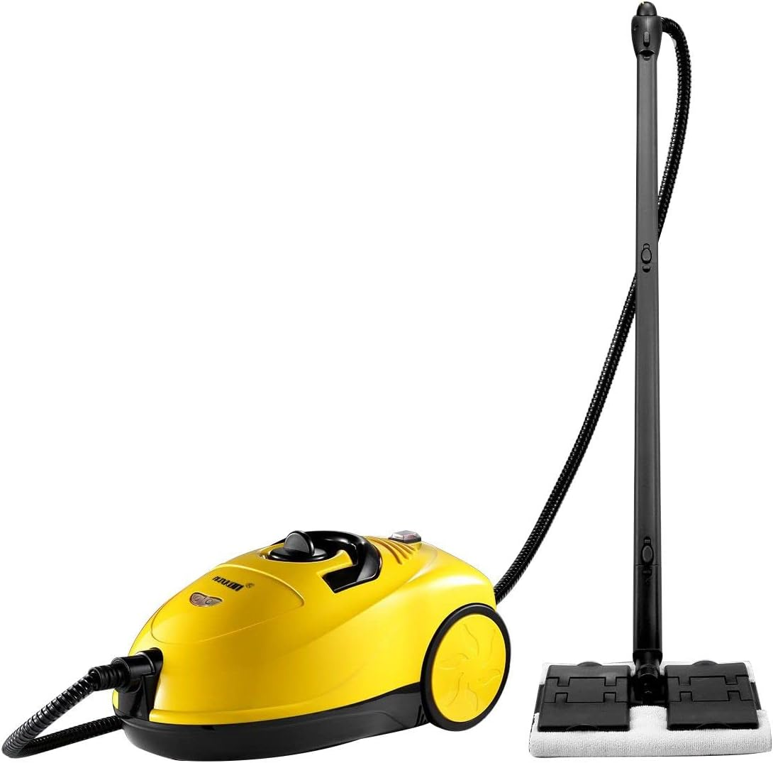 Maxkon 3.4L High Pressure Steam Cleaner Mop Commercial Home Carpet Floor Window W/Dual Tank Home Cleaning