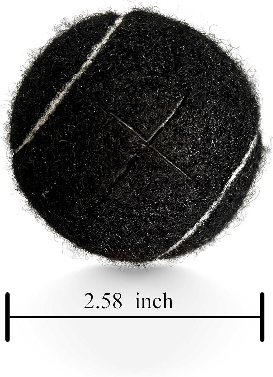 4 Pack Precut Tennis Balls for Walkers, Heavy Duty Long Lasting Felt Pads for Furniture Legs and Floor Protection