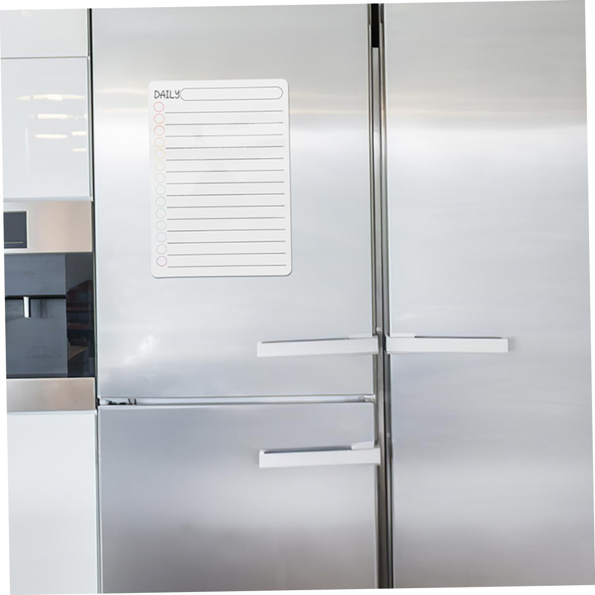 NAMOARLY Planner Acrylic Board Daily Schedule Planner Memo Planner for Fridge Magnetic Dry Erase Plan Board Whiteboard for Fridge Erasable Magnetic Board image number 2