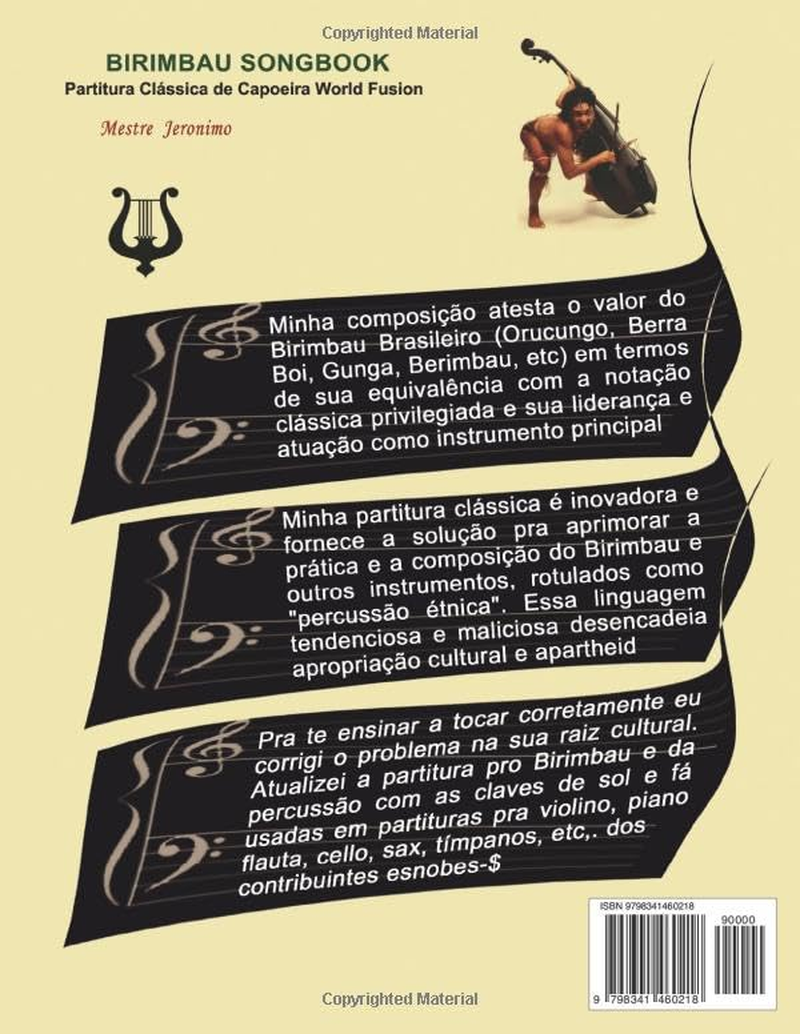 BIRIMBAU SONGBOOK: Partitura Cl&aacute;ssica De Capoeira World Fusion image number 1