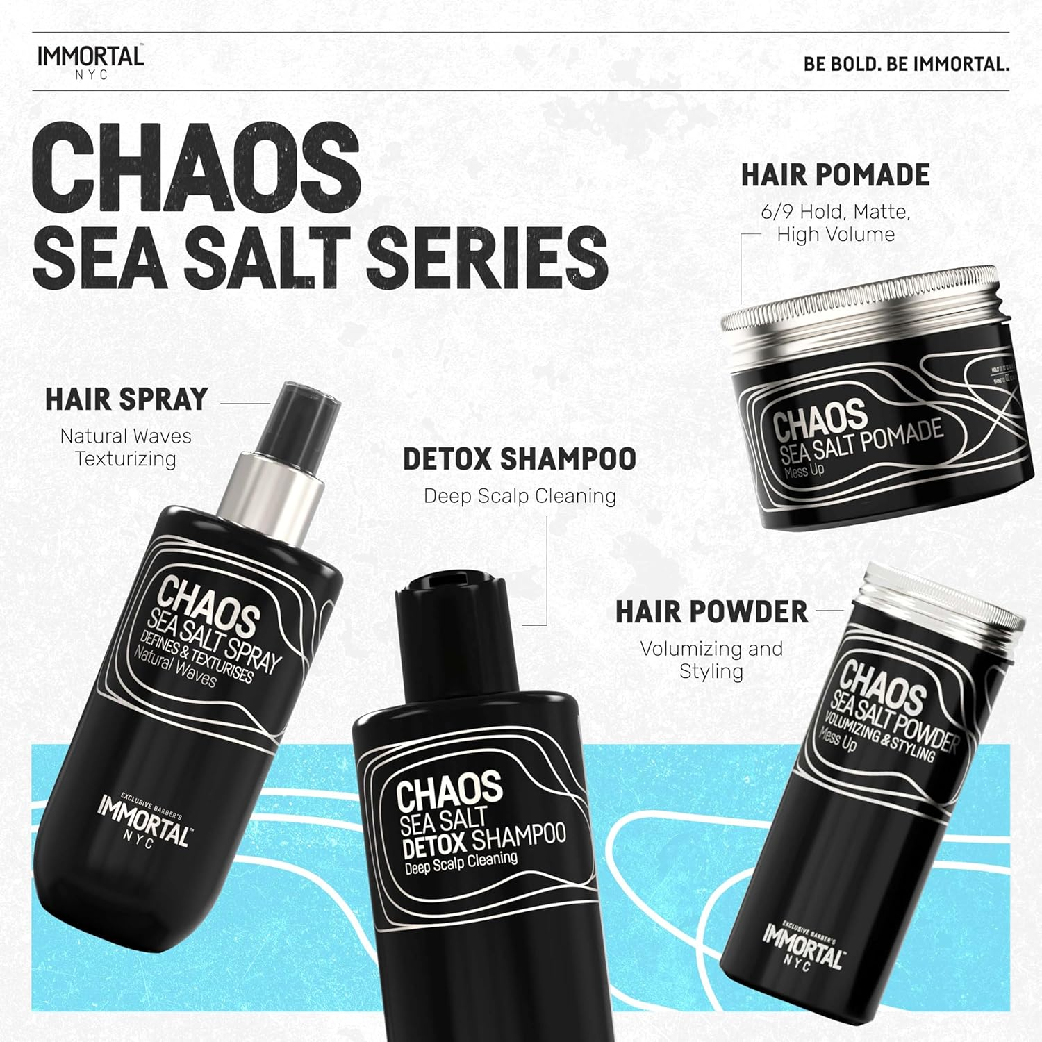 Immortal NYC Chaos Sea Salt Spray 250Ml