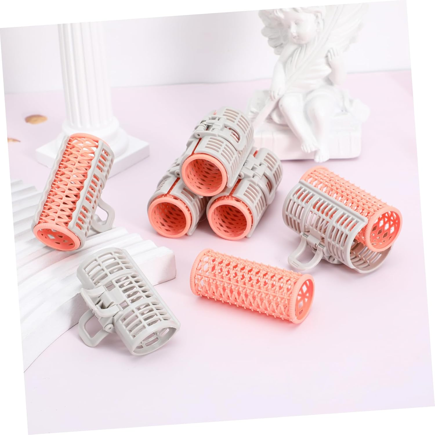 ARTSEWPLY 6Pcs Hair Curler Spring Rollers for Bangs Diy Hairstyle Tool Non-Heat Curling Suitable for Hair Types Easy to Use at Home image number 4