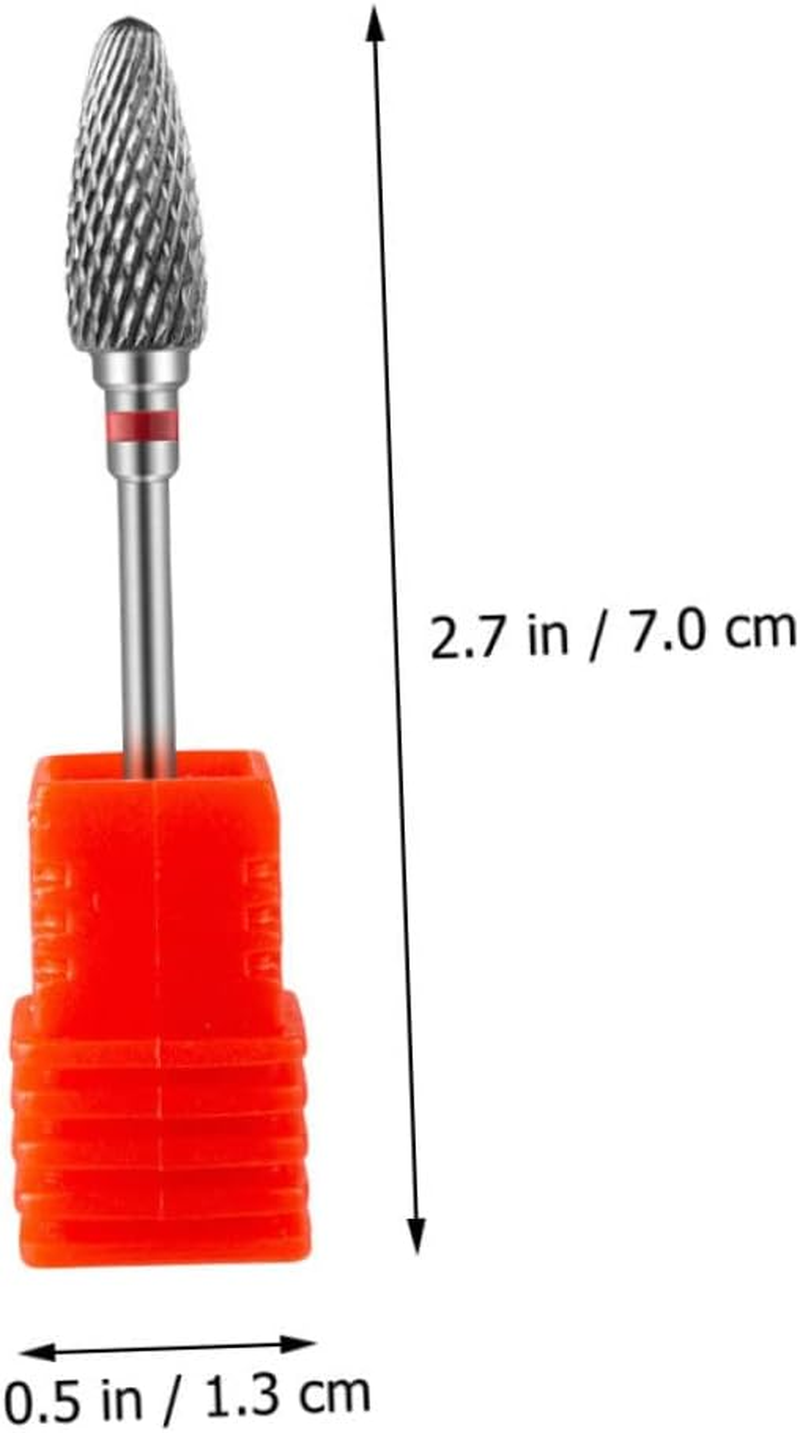 OHPHCALL Metal Drill Bit Manicure Tool Tungsten Carbide Nail Grinding for Professional and Nail Art Lightweight and Manicure Drill Bits for Home and Salon Use image number 5