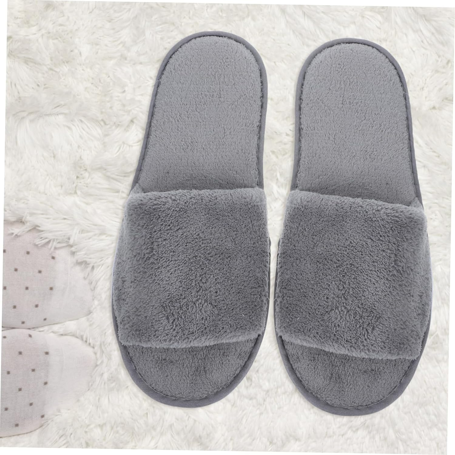 PACKOVE Disposible Spa Slippers Hotel Slippers for Guests Travel Shoes Non-Slip Disposable for Home image number 1