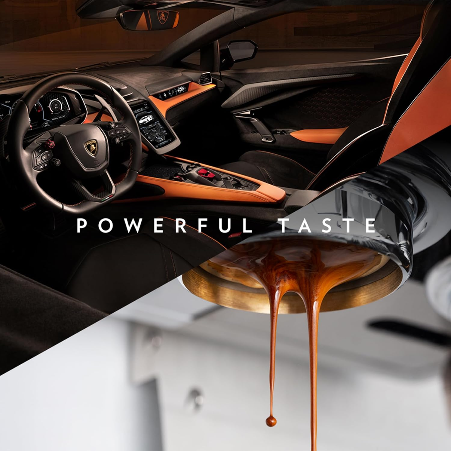 Lavazza, Espresso for Automobili Lamborghini, Coffee Beans, Ideal for Espresso Coffee Machines, with Aromatic Notes of Chocolate and Cocoa, Arabica and Robusta, Intensity 10/10, Dark Roasting, 1 Kg image number 2