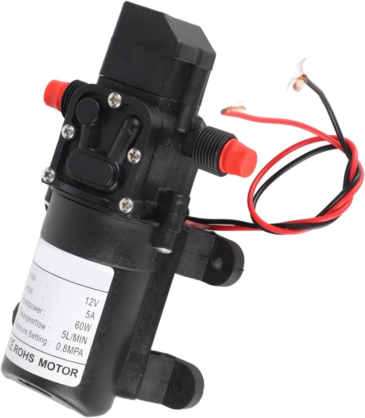 Akozon Highpressure DC 12V Self Priming 116Psi, for Caravan, Camping & Boating. image number 3