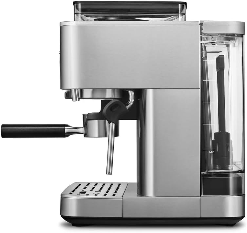 Kitchenaid Semi Automatic Espresso Machine. Stainless Steel image number 1