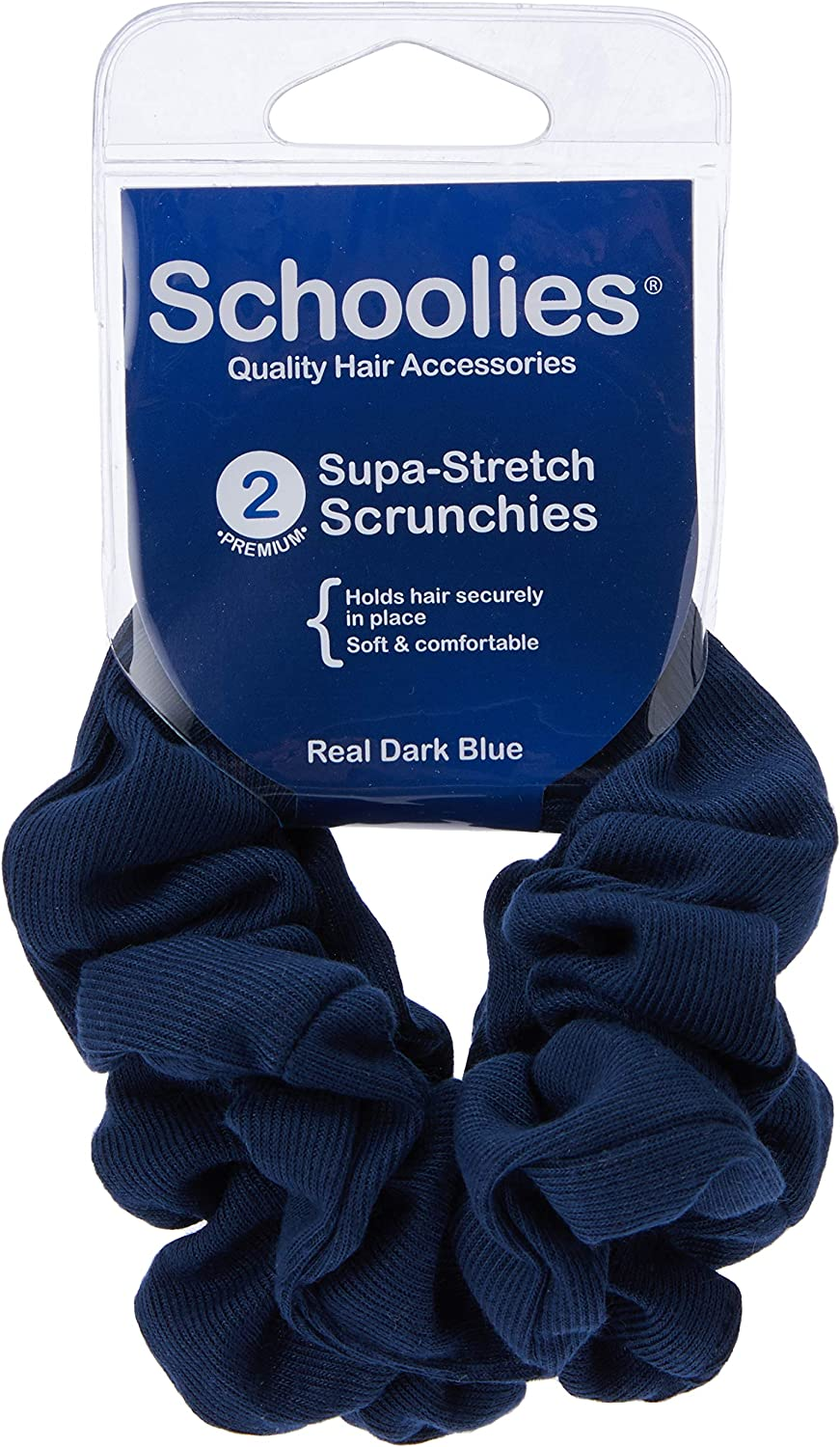 Schoolies Hair Accessories Scrunchie, Unreal Gold, 2 Count image number 4