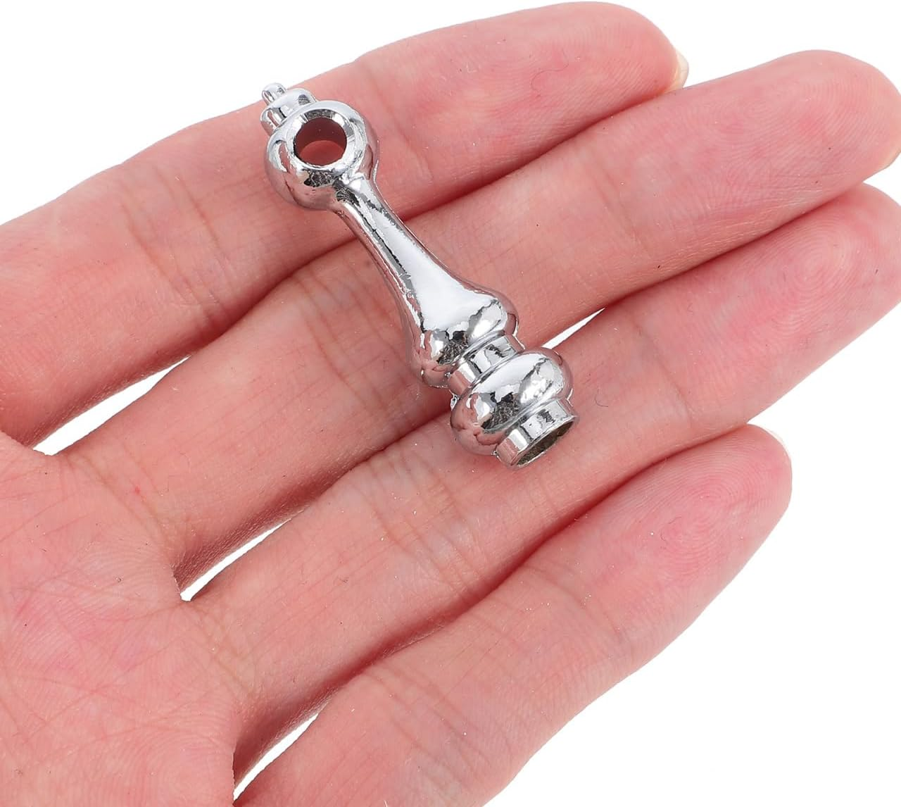 TEHAUX Multi-Functional Glass Railing Post End Caps 4Mm Hole Diameter Zinc Alloy Furniture Connectors for Cabinets Serving Carts Decorative Spindle Hardware Accessories - Golden image number 6