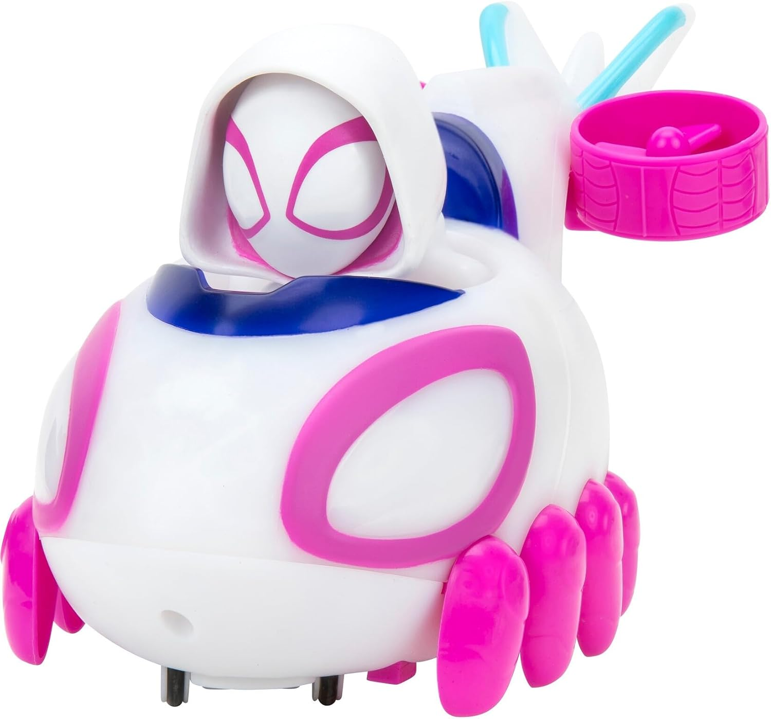 Spidey and His Amazing Friends Ghost Spider Glow N Go Copter Toy image number 1