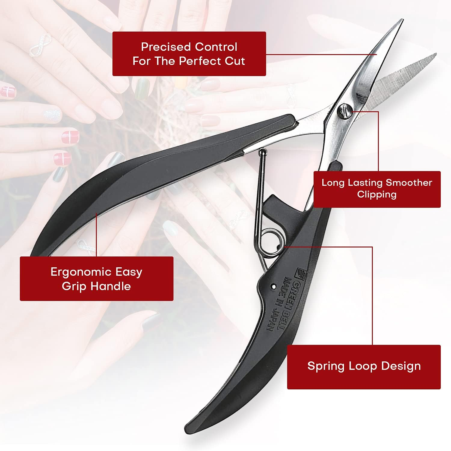 Seki Edge Stainless Steel Nail Scissors (SS-205) image number 6
