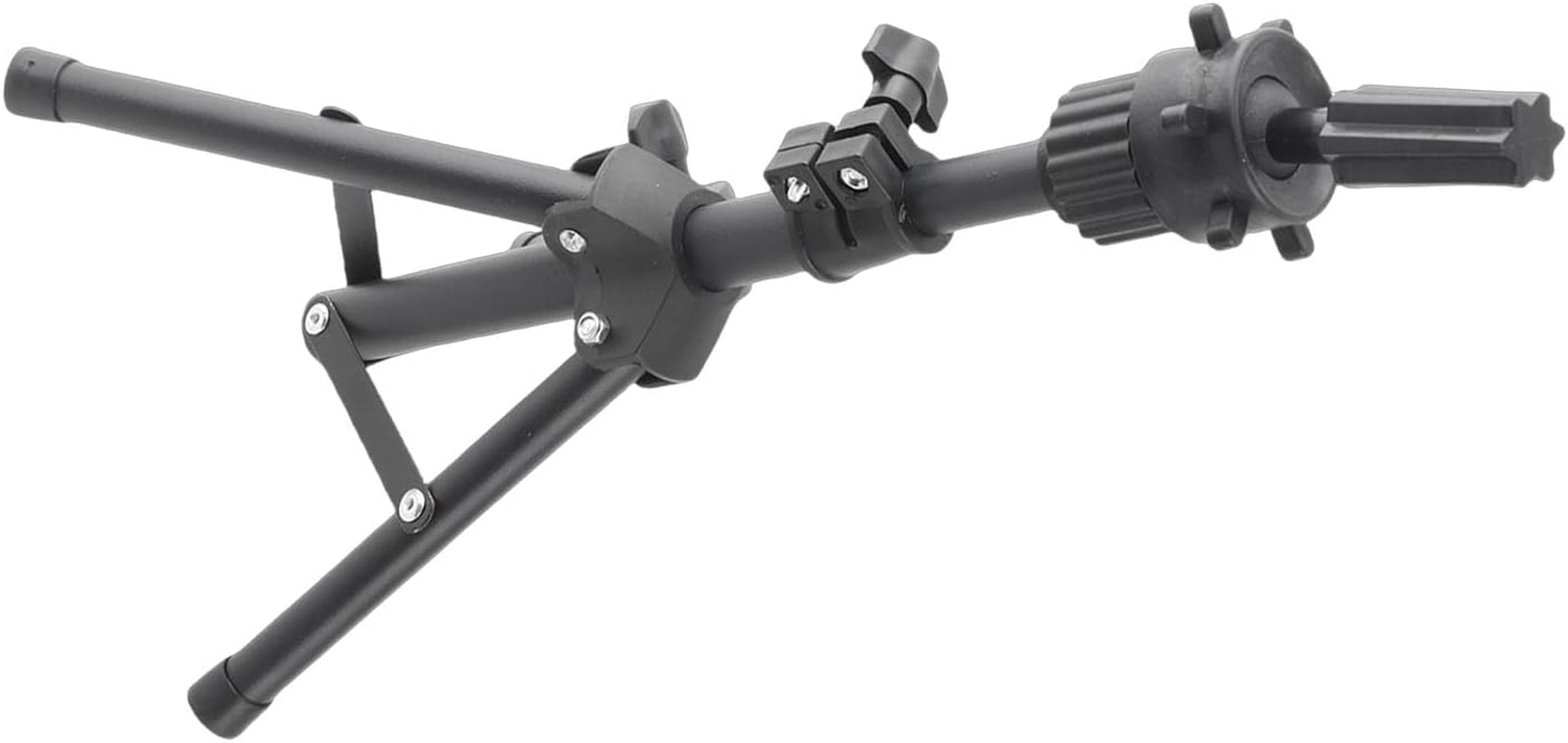 Mannequin Head Stand, Adjustable Cosmetology Wig Stand Tripod, Non Slip Base Training Tripod, Mannequin Head Stand Metal Mini Wig Head Stand for Hairdressing Training image number 2