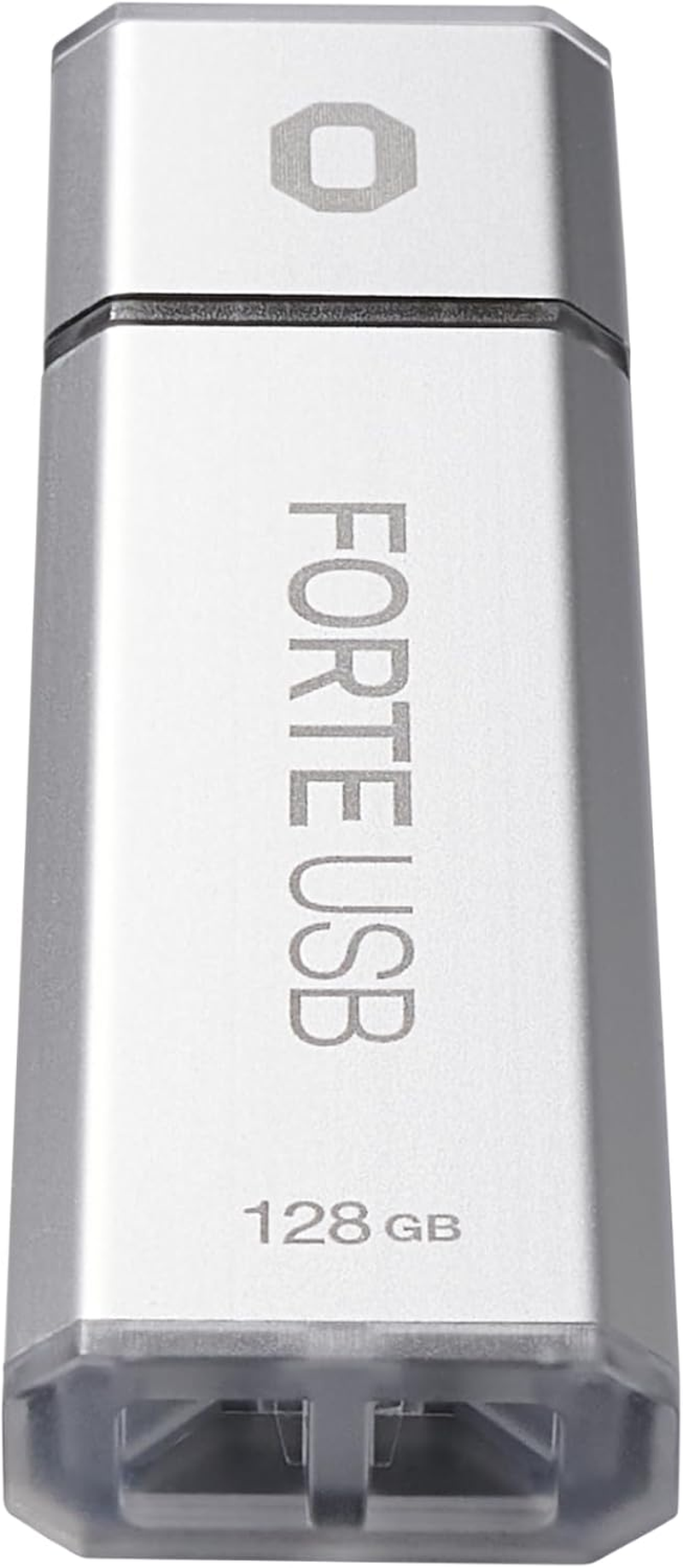 Secux Forte - Encrypted USB Flash Drive - USB 3.2 Gen 1 - XTS-AES Encryption - Password Authentication - Automatic Locking - Silver Metal Casing (128, GB) image number 3