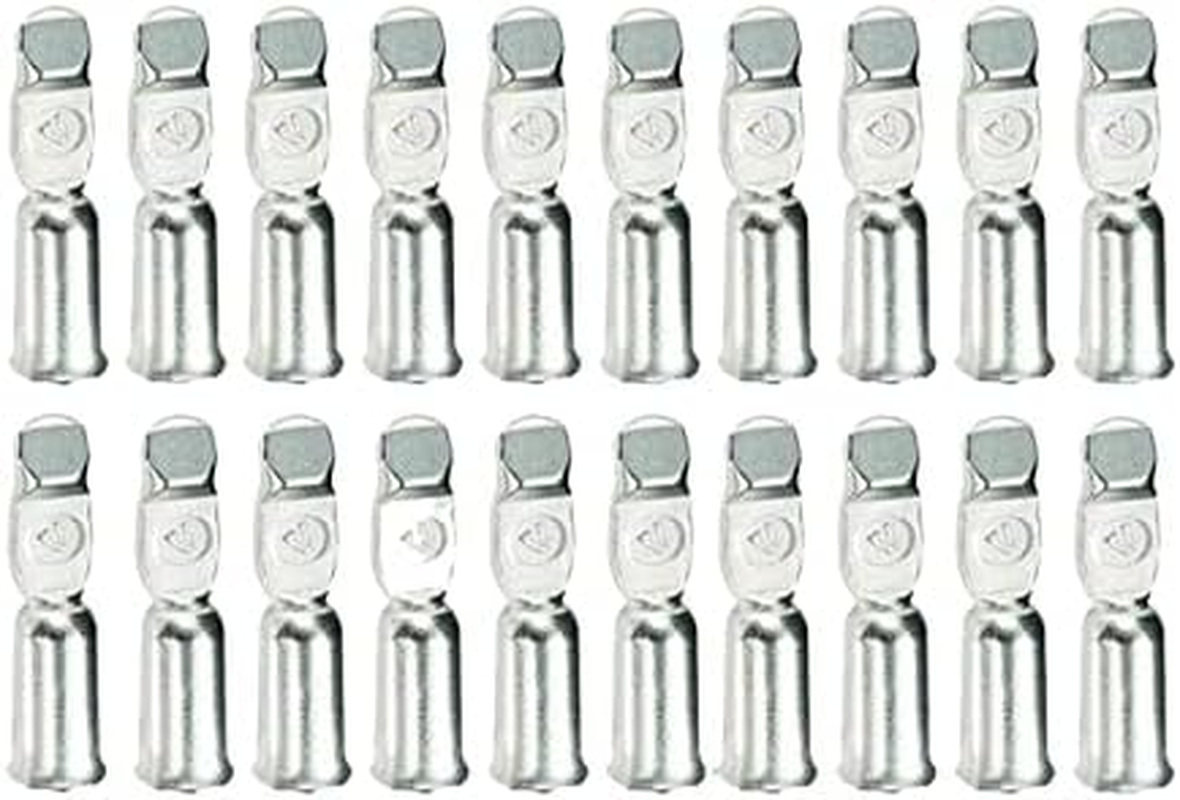 20/100Pcs 50 Amp Copper Terminals Connector for 50A Anderson Style Plugs Contacts (20PCS) image number 1