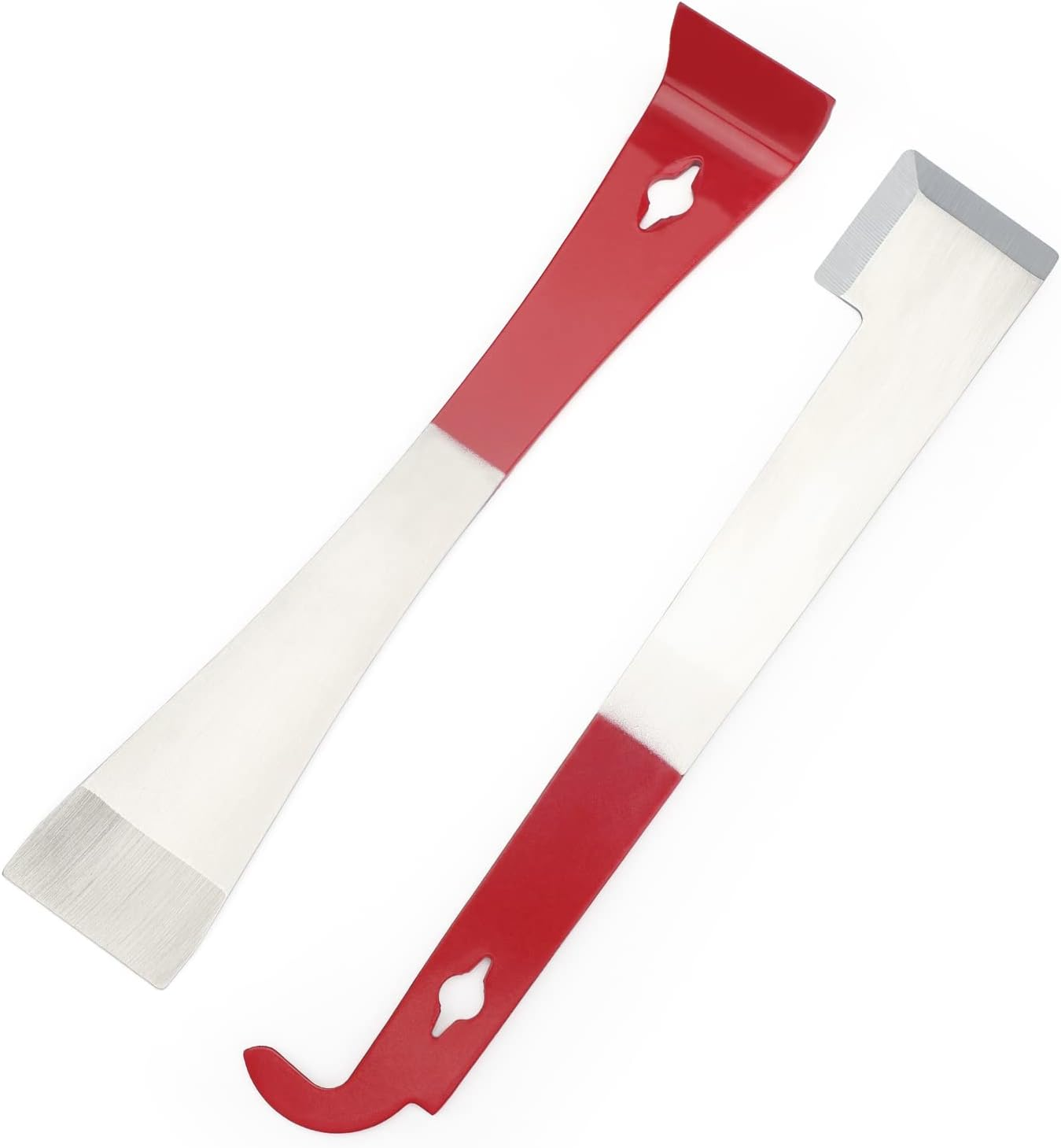 KINGLAKE GARDEN Beekeepers Hive Tool,2Pcs Beekeeping Equipment,Cleaning Your Beekeeping Supplies and Bee Hive,Stainless Steel Bee Hive Scraper image number 6