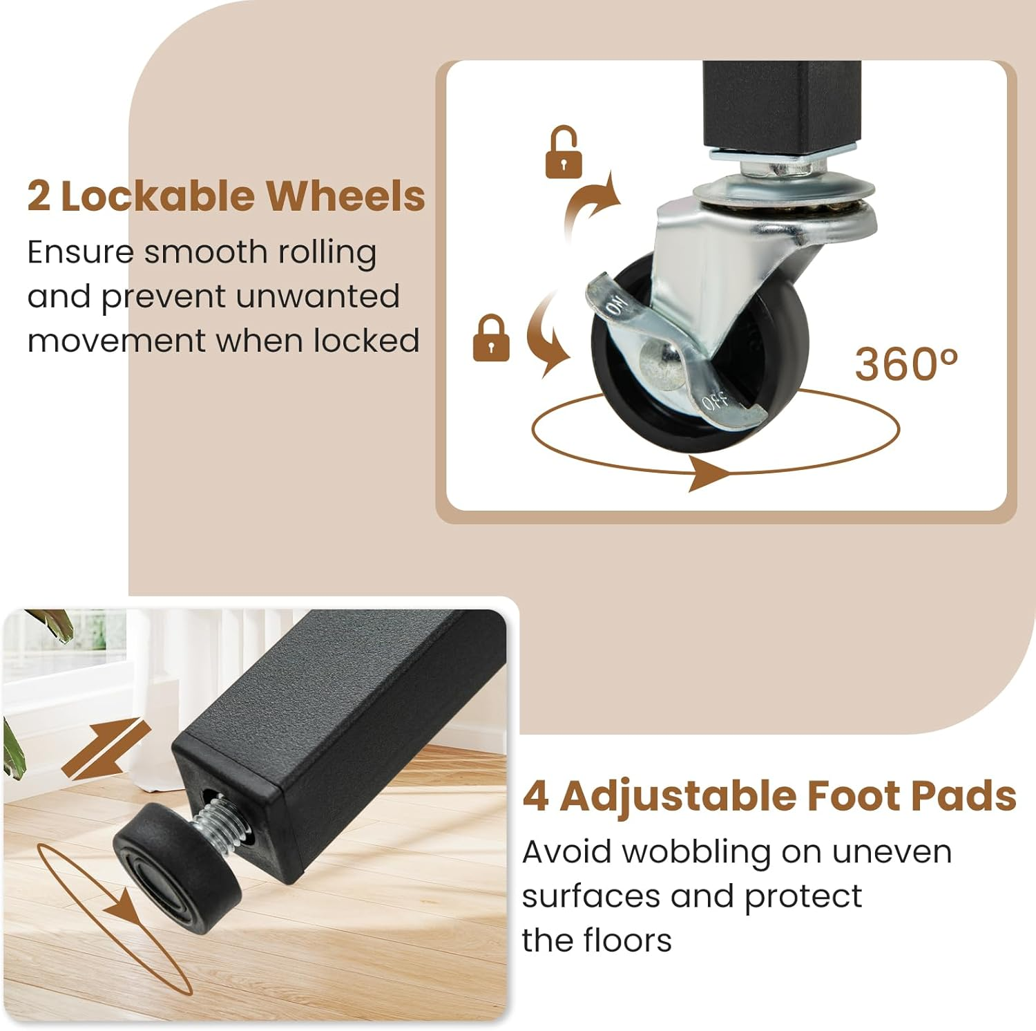 Giantex Mobile Folding Dining Table Seats 2-4 People, round Drop Leaf Kitchen Table W/ 2 Storage Shelves, Space-Saving Extendable Diner Table for Dining Room Living Room Apartment (Black) image number 3