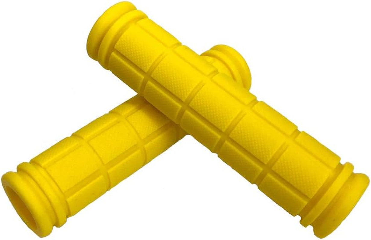 ABSOAR Cycling Bicycle Handlebar Grips for MTB Road Bike Scooter Non-Slip Rubber Bar Grips Black Red White Yellow Pink Purple Blue Green Orange image number 1