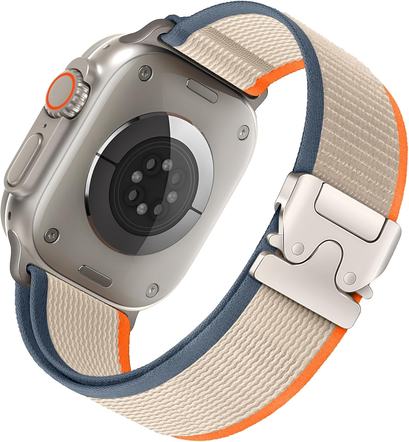 Trail Loop Nylon Band for Apple Watch Ultra 2/3/Ultra Band 49Mm 46Mm 45Mm 44Mm 42Mm 40Mm 41Mm 38Mm, Rugged Sport Fabric Strap for Apple Watch Series 11 10 9 8 7 6 5 4 3 SE SE2/3 Iwatch Bands Men Women