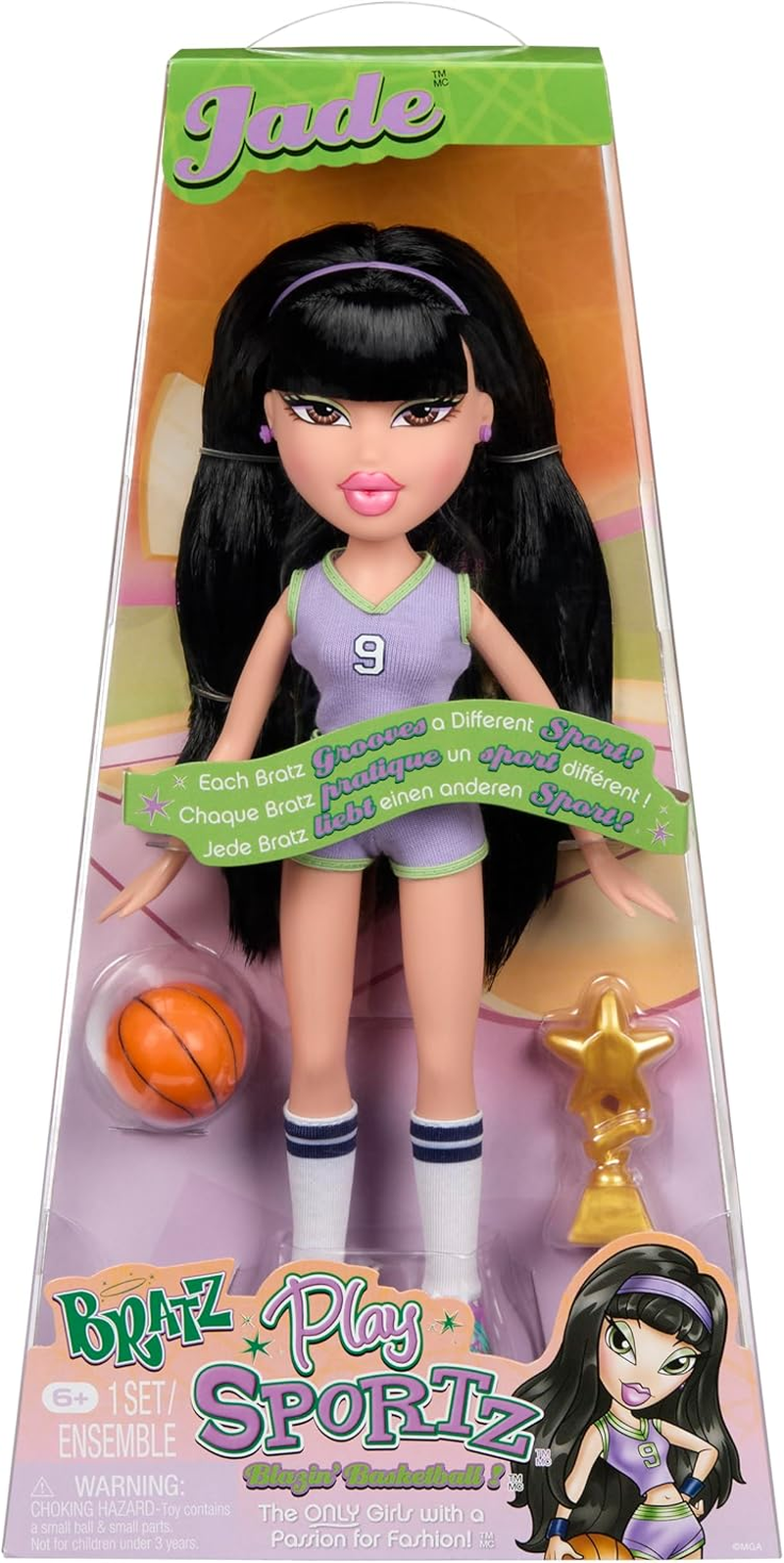 Bratz Play Sportz- Jade (Basketball) image number 6