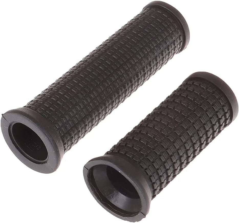 2Pcs Black Bike Long/Short Handlebar Grips for Twising Shifter, Shockproof anti Slip MTB Parts, anti Slip Soft TPR Rubber Handlebars, Headsets and Stems Grips (Long&Short)