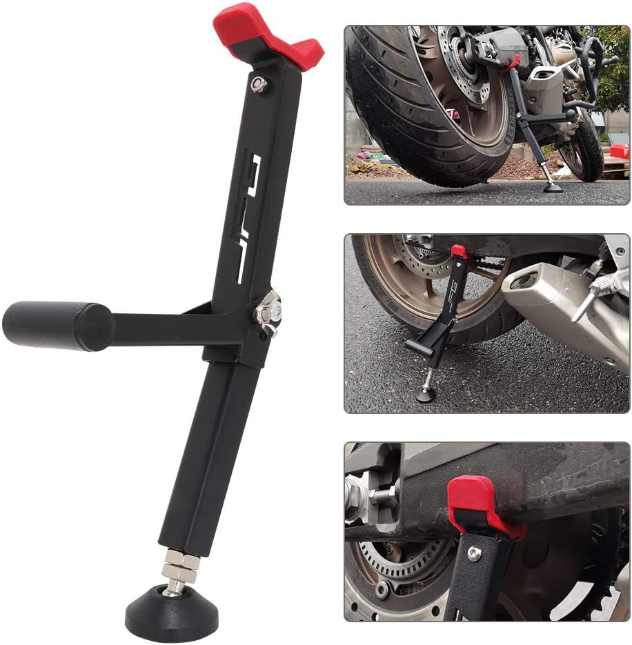 Motorcycle Rear and Front Wheel Lift Stand Trail Stand Easy and Portable-Second Generation for Most Motorcycle Wheels image number 4