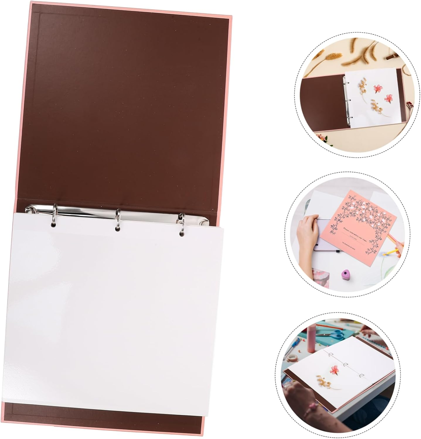 Cabilock Flower Press Book for Dried Flower Storage Loose Leaf Plant Specimen Album Easy to Use Removable Pages Safe Material for Long Term Use image number 6