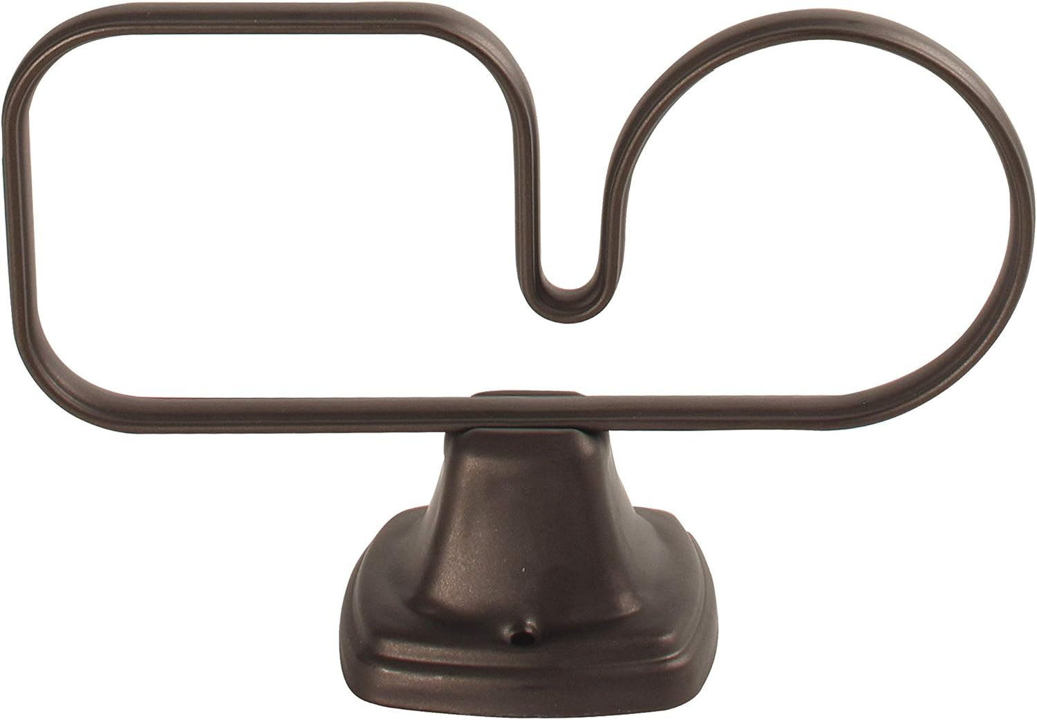 Spectrum 96524 Ashley Wall Mount Styling Station, Care Tool Holder Fits Hair Dryers, Flat Irons & Curling Wands, Stylish Bathroom Storage, Bronze