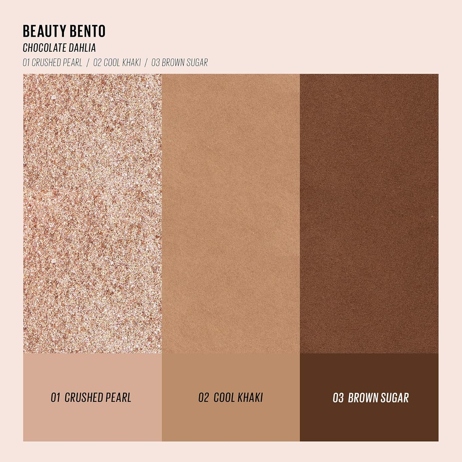 Beauty Bento Bouncy Shimmer Eyeshadow Trio 08 Chocolate Dahlia - Neutral Cocoa Cruelty-Free, Paraben-Free, Sulphate-Free, Phthalates-Free, K-Beauty image number 4