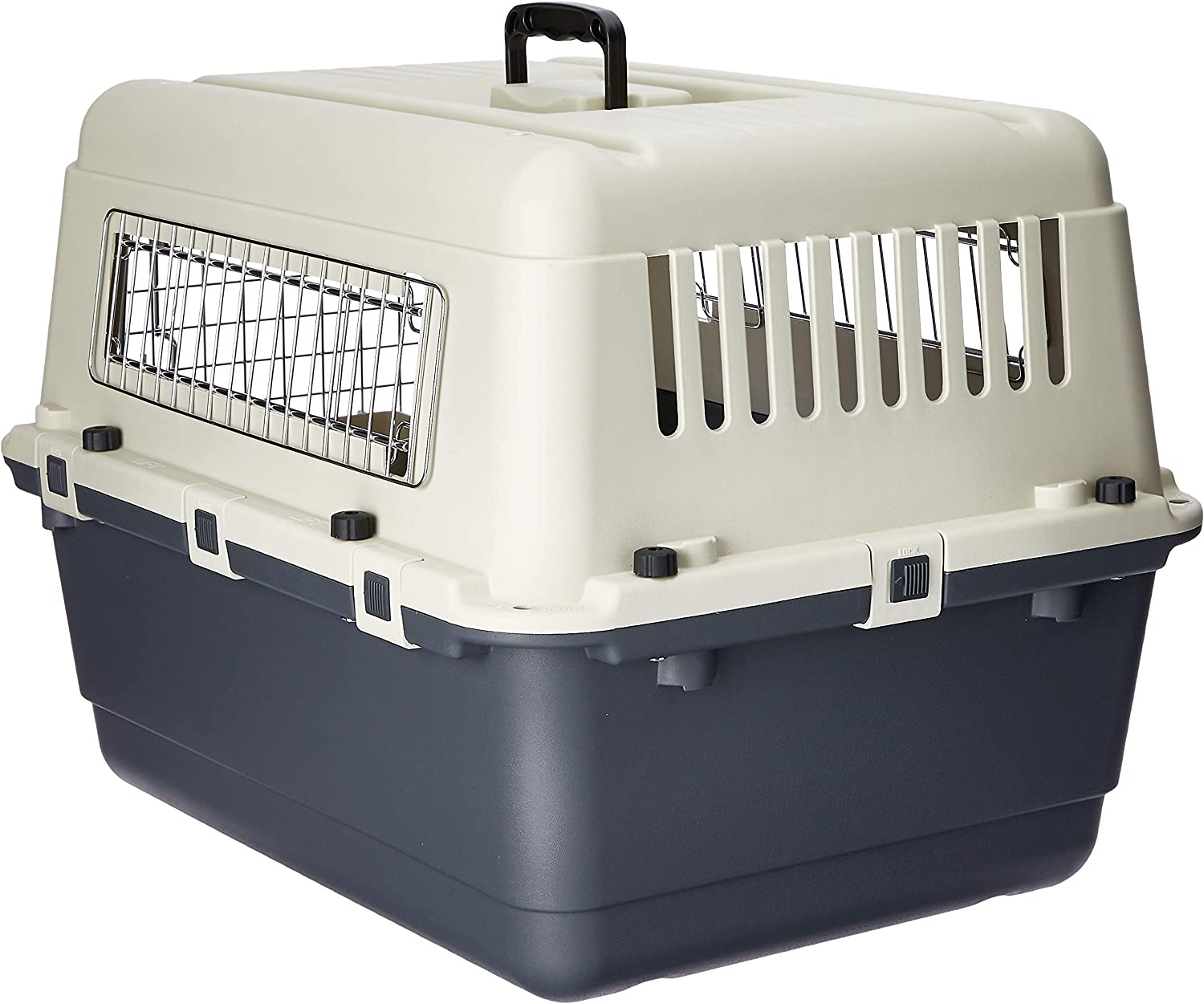 Playmate Air Traveller Dog Carrier, Medium - White & Grey, 67 X 51 X 51Cm, 10Kg, Air Travel, Road Trips, Vet Visits image number 2