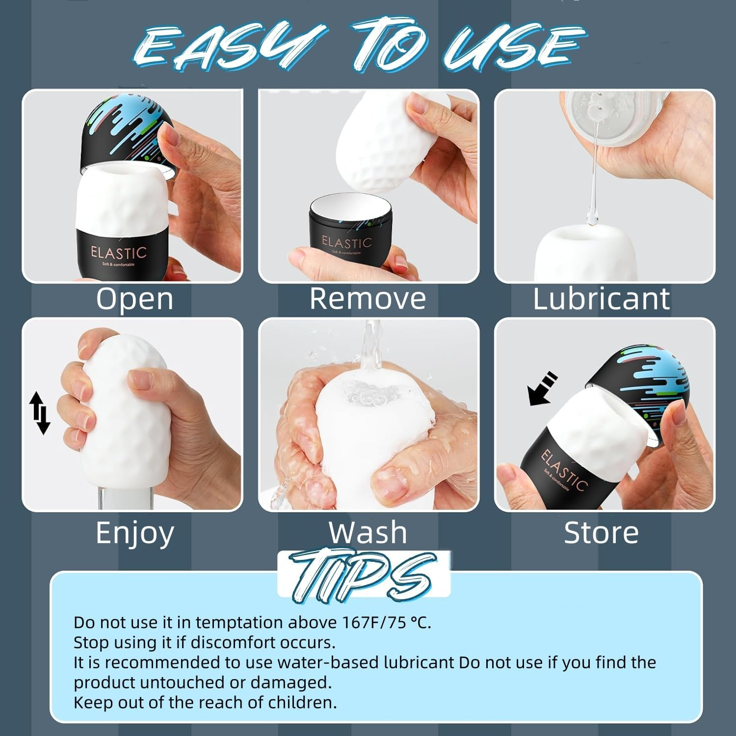 Reusable Masturbation Aid Masturbating for Men,Sex Toys for Men Masturbator Egg Cup Pocket Toy 3D Realistic Channel Blowjob Games image number 3