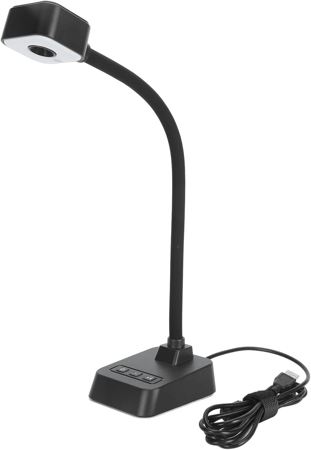 4K USB Document Camera, Adjustable Image Inversion and Image Brightness, Foldable 30Fps Doc Camera, Plug & Play, Dual Mic, for Web Conferencing, Live Demo, Compatible OS & image number 1