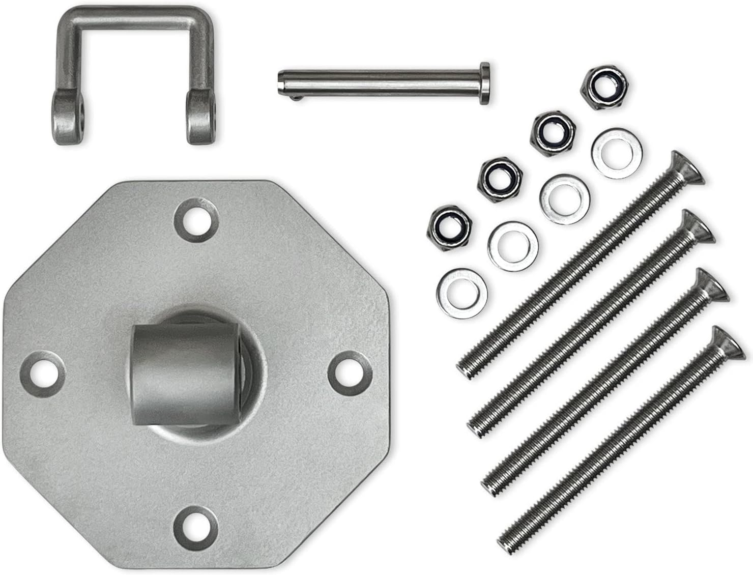 Meister Speedkills Thunderbolt Triple-Bearing Speed Bag Swivel, Stainless Steel image number 1