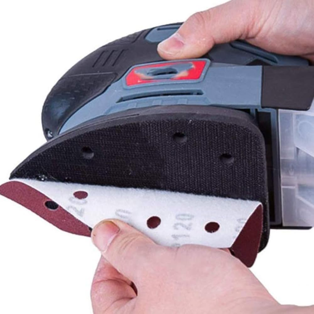 60X Sanding Sheets Triangle Mouse Detail Sander Pads 60 Grit