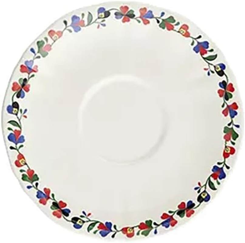 GIEN Chance Folle 18642PTH Tea Cup & Saucer, 6.9 Fl Oz (175 Ml), H 2.9 X W 5.7 Inches (7.4 X 14.5 Cm), 11.8 Oz (320 G)