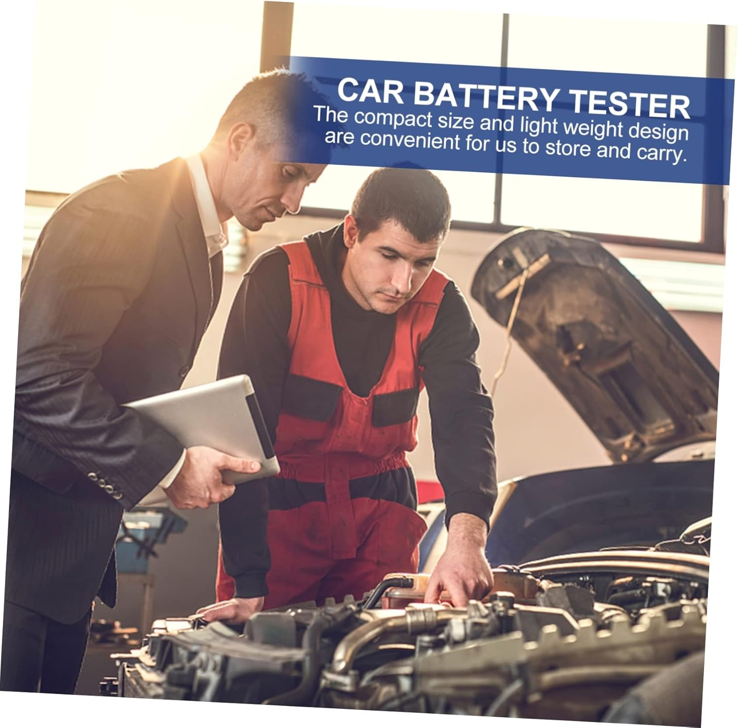 LIFKOME 12V Car Battery Tester Professional Automotive Battery Analyzer High-Definition Display Accurate Measurement Language Options Practical Testing Equipment for Vehicles image number 5