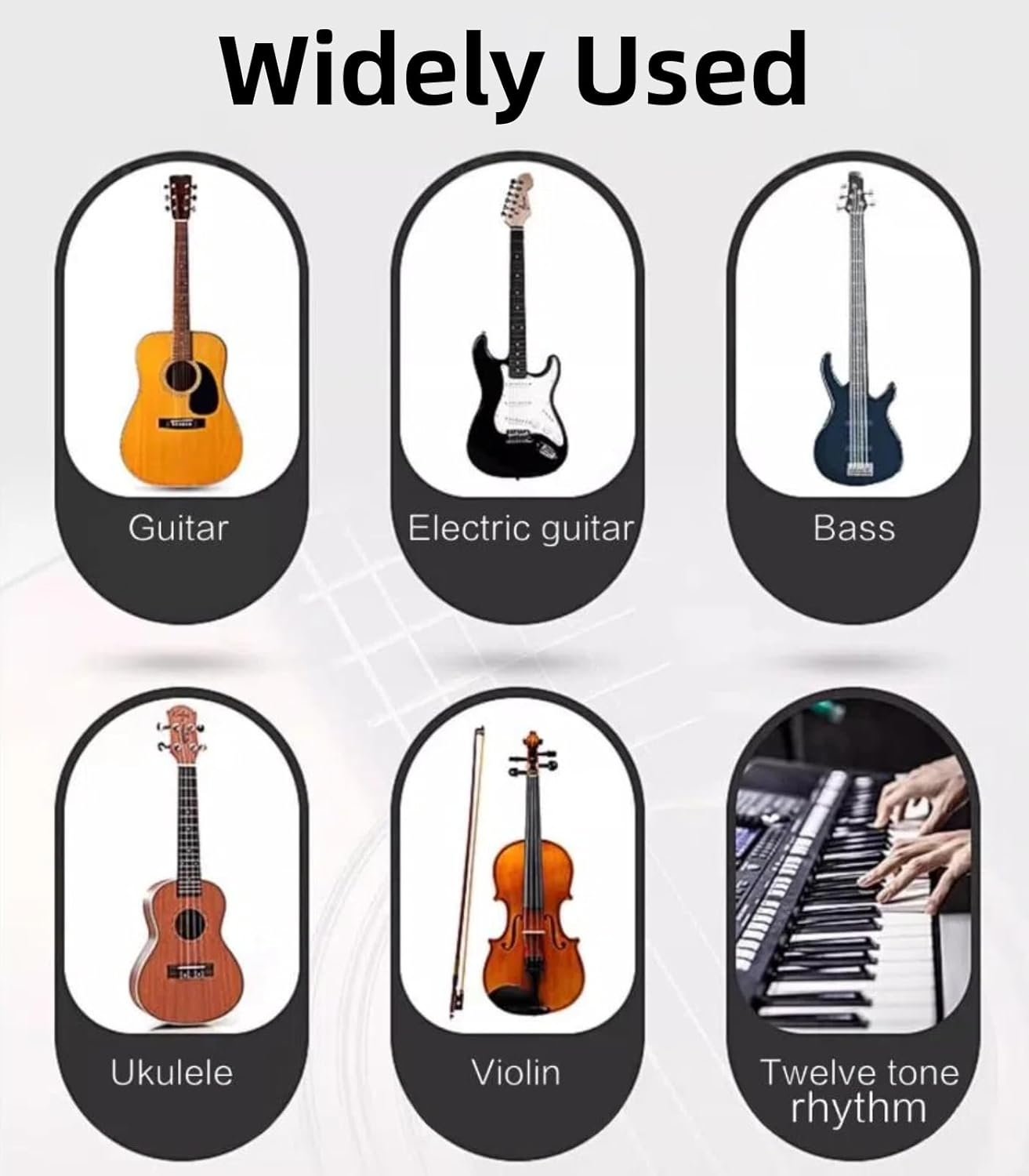 Ulumac Aroma 3 in 1 Metronome Tuner for All Instruments - Guitar, Bass, Violin, Ukulele, Trumpet, Clarinet, Flute, Chromatic - Accurate Digital Tuner, Metronome, Tone Generator, Easy Operation image number 6