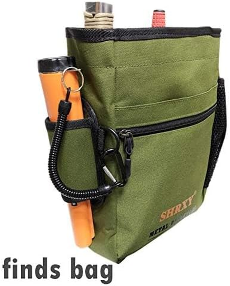 Super Detesir Pointer Metal Detector Find Bag Detecting Digger Tools Bag Waist Pack Pouch for Pinpointer Garrett Xp Propointer (Green) image number 1