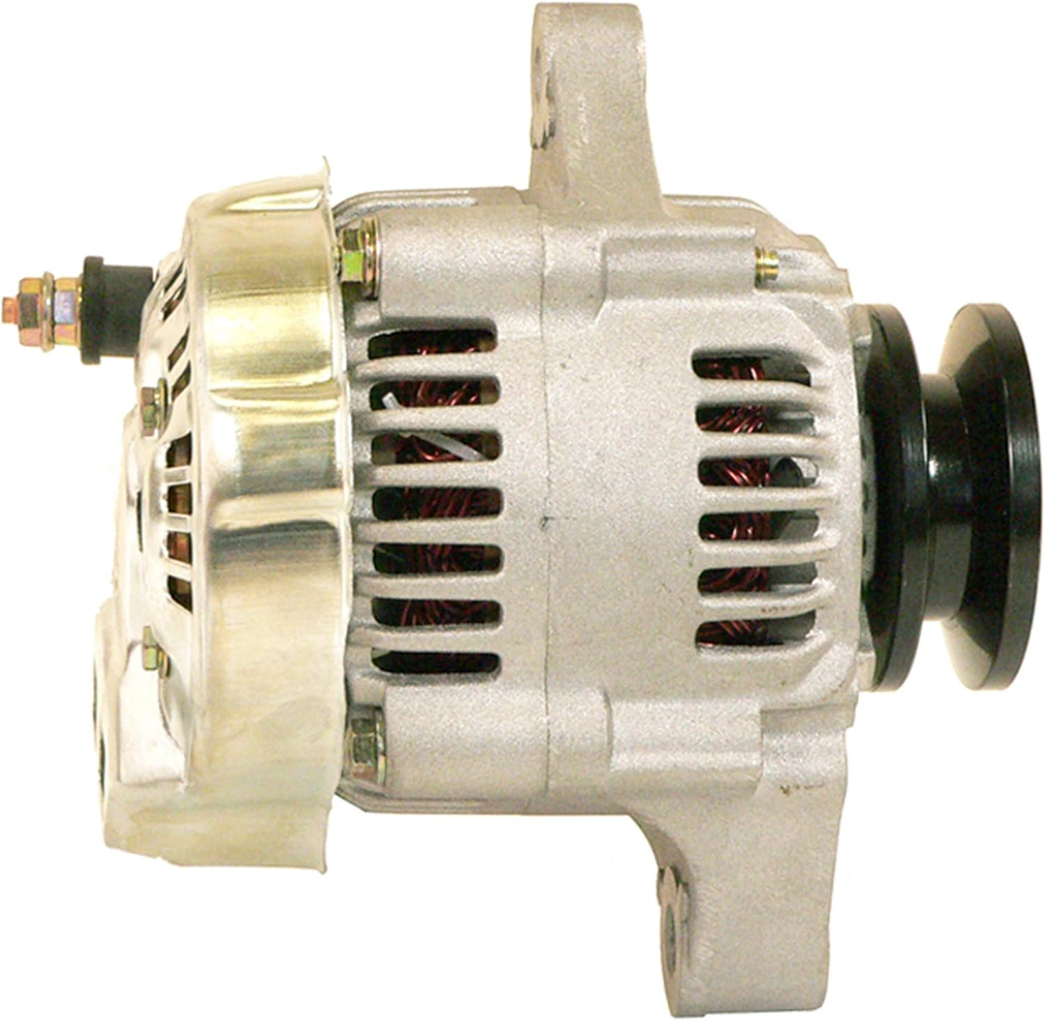 DB Electrical 400-52014 Alternator for Chevy Mini Alternator for Denso Street Rod Race 3-Wire,Case Trencher Uni-Loader Grasshopper Tractor,Gravely Tractor,Kubota Excavator,Tractor,Loader,Mower image number 1