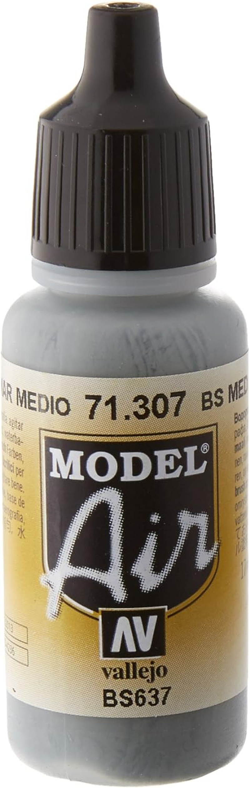 Vallejo Model Air BS Medium Sea Grey 17 Ml Miniatures