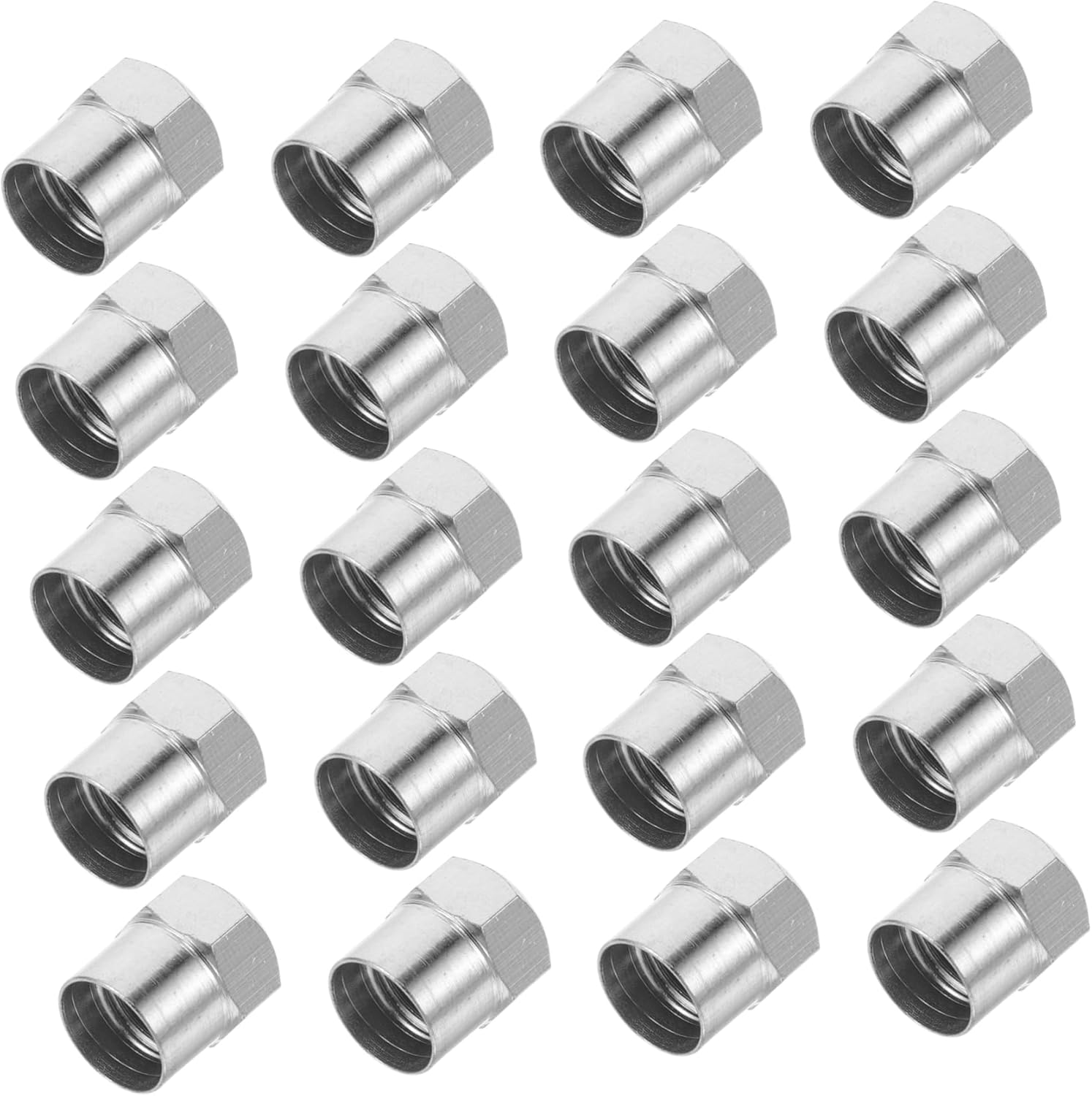 Beatifufu 20Pcs Universal Tire Valve Stem Caps Replacement Kit for Car and Bicycle Wheels, Air Pressure Dustproof Covers for Automotive Trucks and Suvs Exterior Accessories image number 1